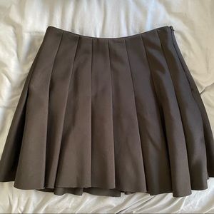 Pleated Skater Skirt